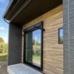 西側テラス物干し